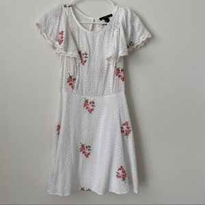 Forever 21 White Floral Dress / Size S